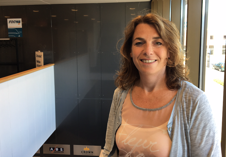 Mirjam Stam van ABS afdeling Operations in het Service Center